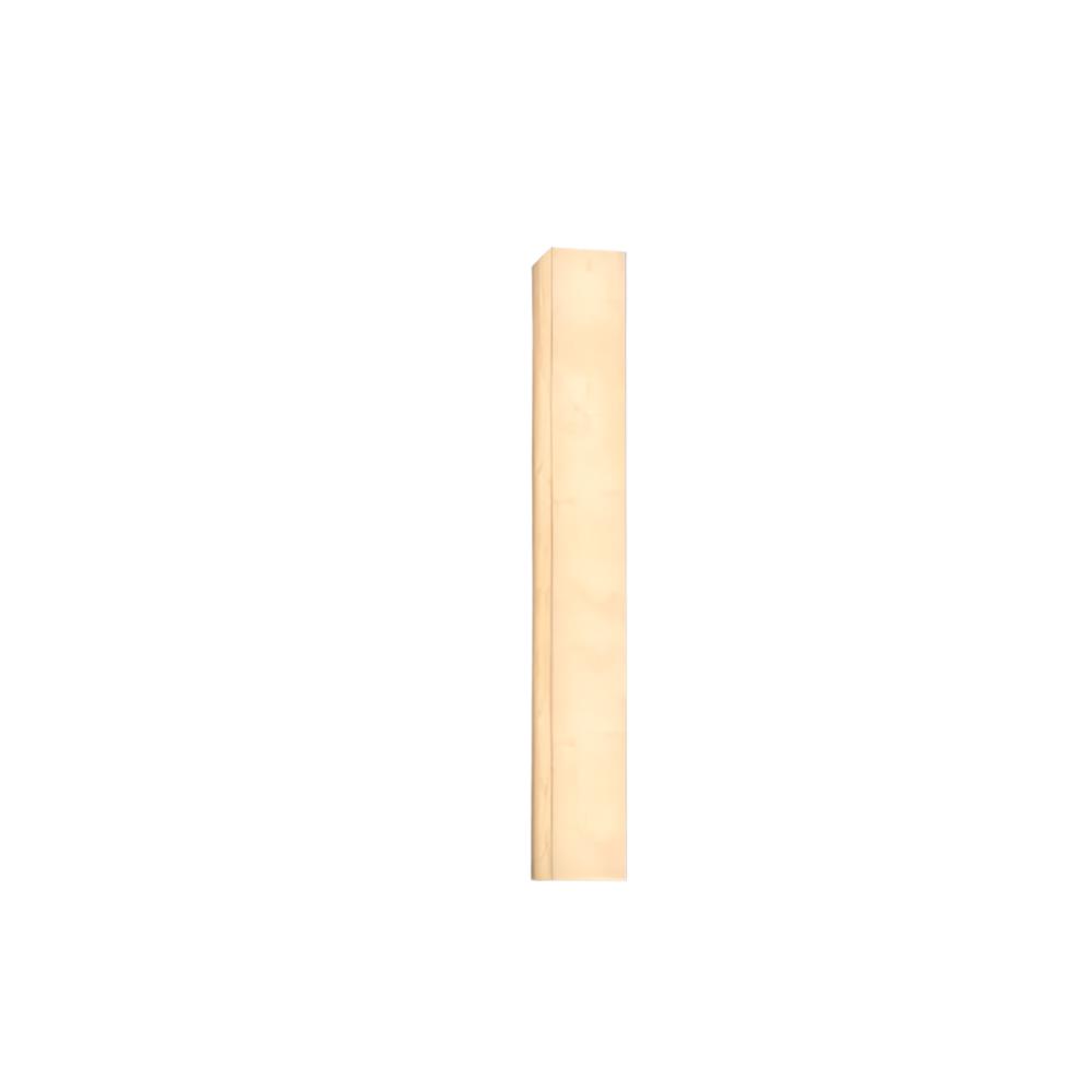 Modern Alabaster Rectangular Outdoor Wall Light LED 1-Light