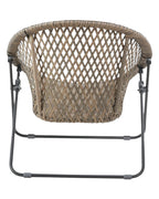 Rattan Snug Garden Furniture Chair Table Set Natural
