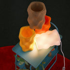 Bubble Table Lamp Mandarin Orange LED Mushroom Bedside Light Glenbrookhome