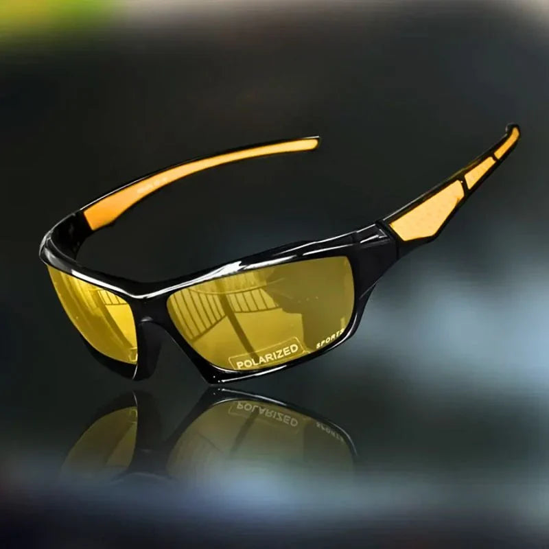 Polarized Sport Sunglasses – Wraparound Mirrored Lens UV400