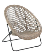 Rattan Snug Garden Furniture Chair Table Set Natural