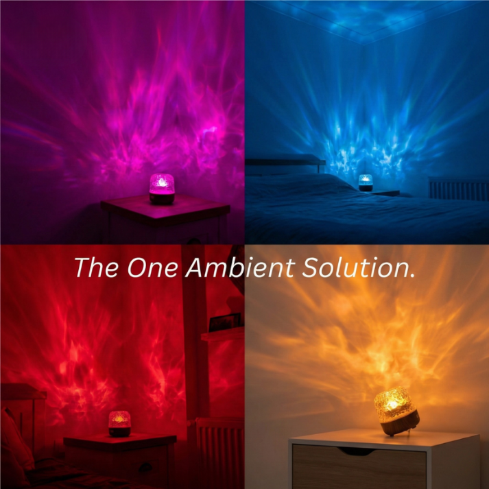 Bluetooth Speaker Lamp – LED Ambient Mood Light | Rechargeable Bedside Table Lamp