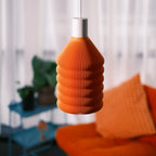 Otto Pendant Lamp Mandarin Orange Hanging Ceiling Light Modern Decor Glenbrookhome