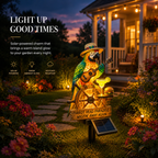 Solar Parrot Garden Light Outdoor Decorative Bird Stake LED Lamp