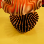 Mocha Table Lamp Brown LED Mushroom Bedside Light Decor Glenbrookhome
