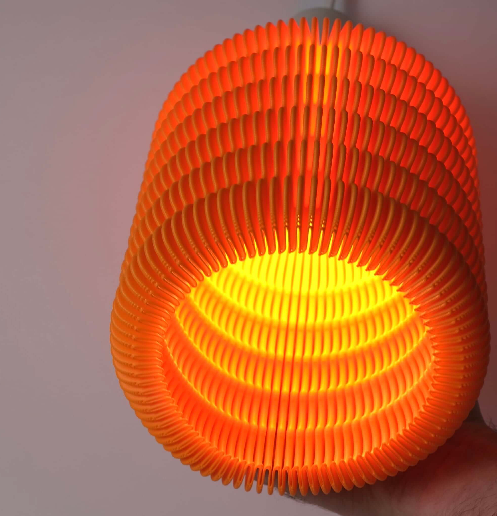 Otto Pendant Lamp Mandarin Orange Hanging Ceiling Light Modern Decor Glenbrookhome