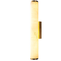 Modern Minimalist Spanish Marble & Copper LED Wall Sconce – Luxury Stone Wall Light 1-Light