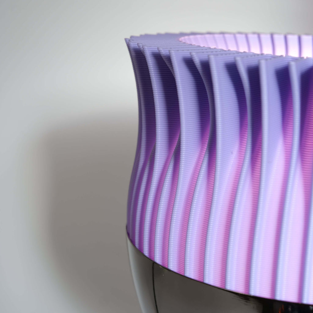 Flora Table Lamp Lilac Purple Mushroom LED Bedside Light Glenbrookhome