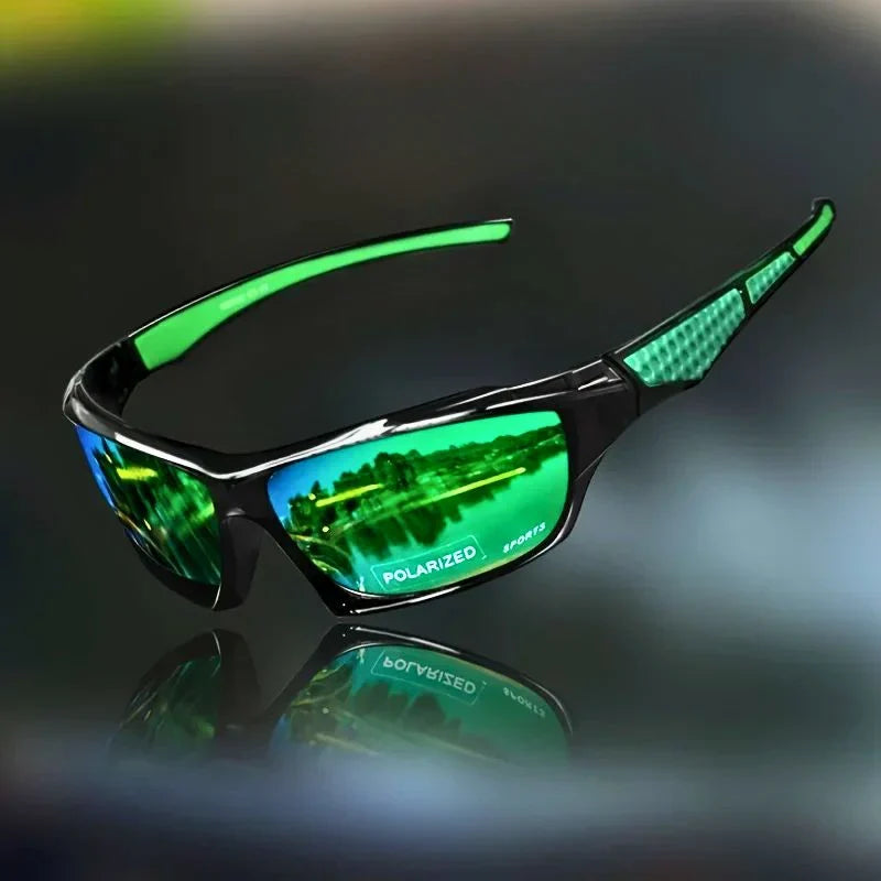 Polarized Sport Sunglasses – Wraparound Mirrored Lens UV400