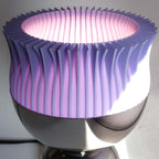 Flora Table Lamp Lilac Purple Mushroom LED Bedside Light Glenbrookhome