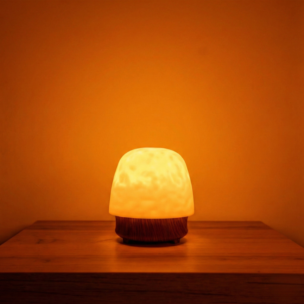 Bluetooth Speaker Lamp – LED Ambient Mood Light | Rechargeable Bedside Table Lamp