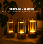 Cordless Table Lamp Rechargeable – Portable LED Lantern for Bedroom & Living Room