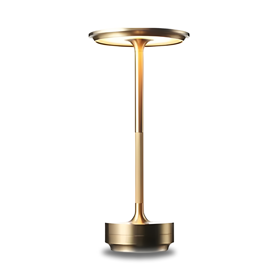 Glenbrookhome Dimmable Touch Table Lamp – Rechargeable LED Bedside Lamp for Bedroom, Living Room & Hotel