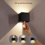 Outdoor Wall Light Rechargeable Wireless LED Sconce Waterproof Patio Garden Lighting