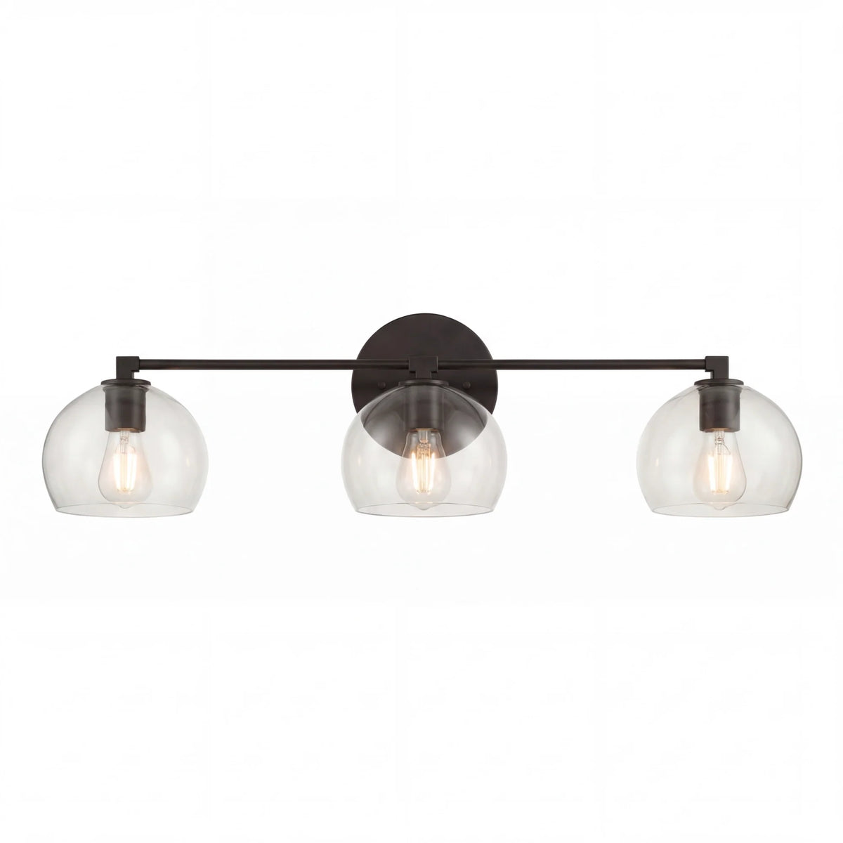 Adrian Modern Minimalist Metal Glass Globe Wall Light