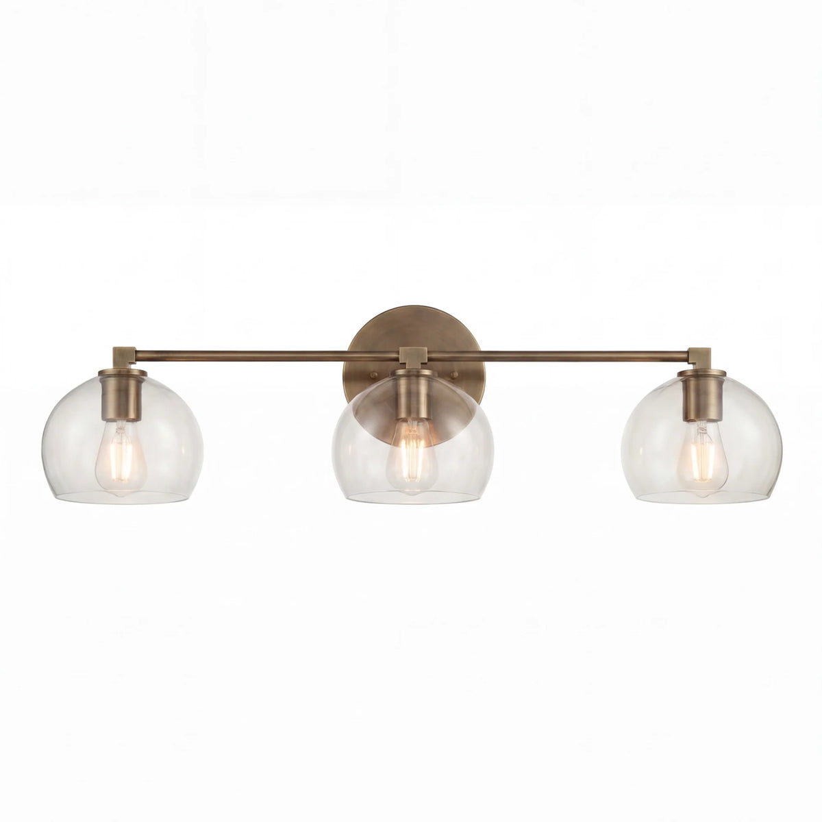 Adrian Modern Minimalist Metal Glass Globe Wall Light