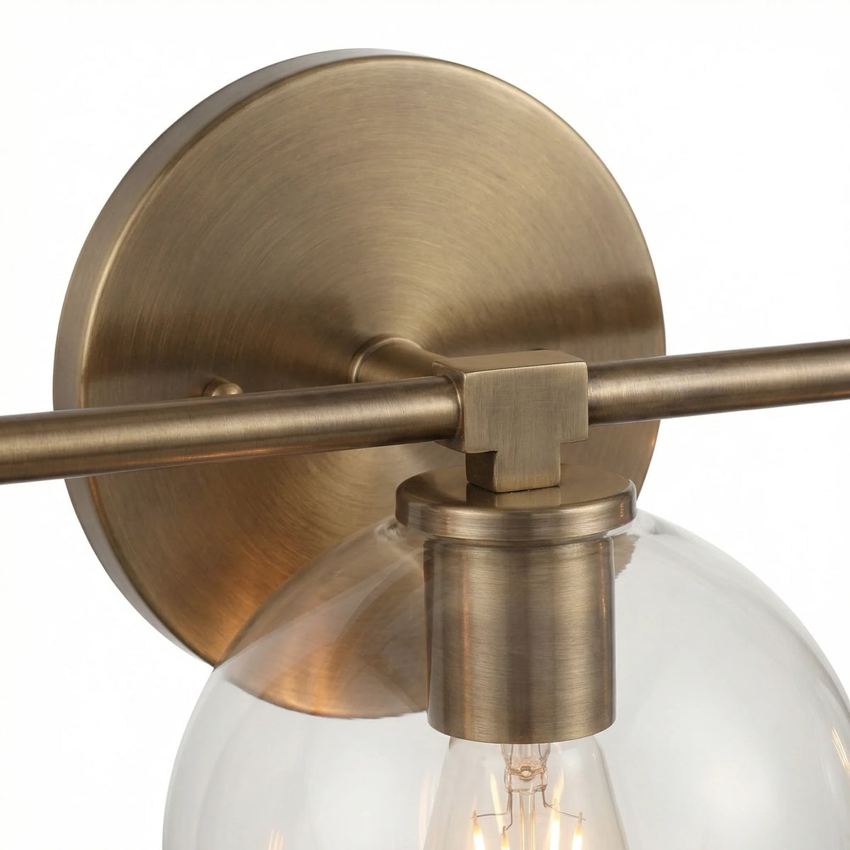 Adrian Modern Minimalist Metal Glass Globe Wall Light