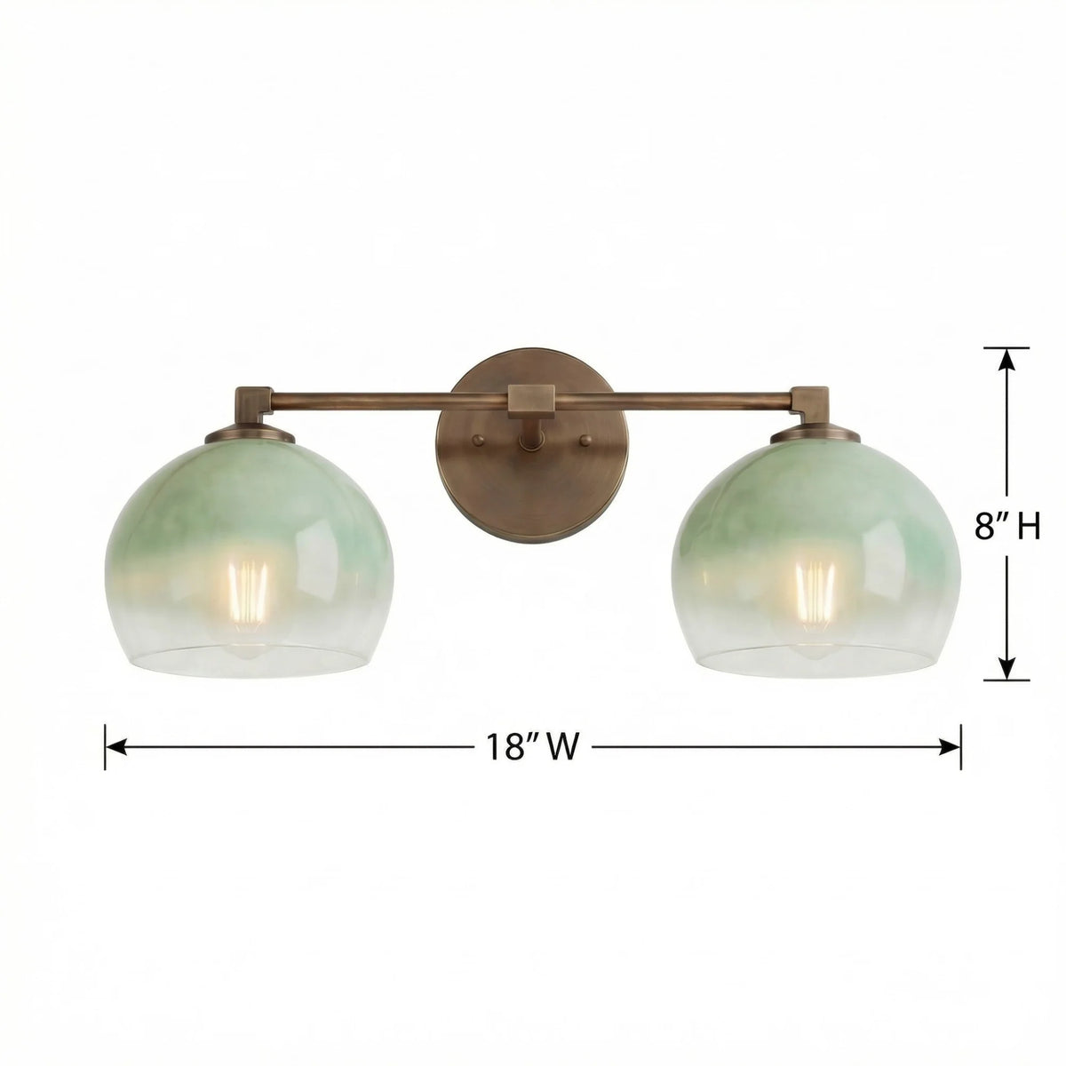 Adrian Modern Minimalist Metal Glass Globe Wall Light