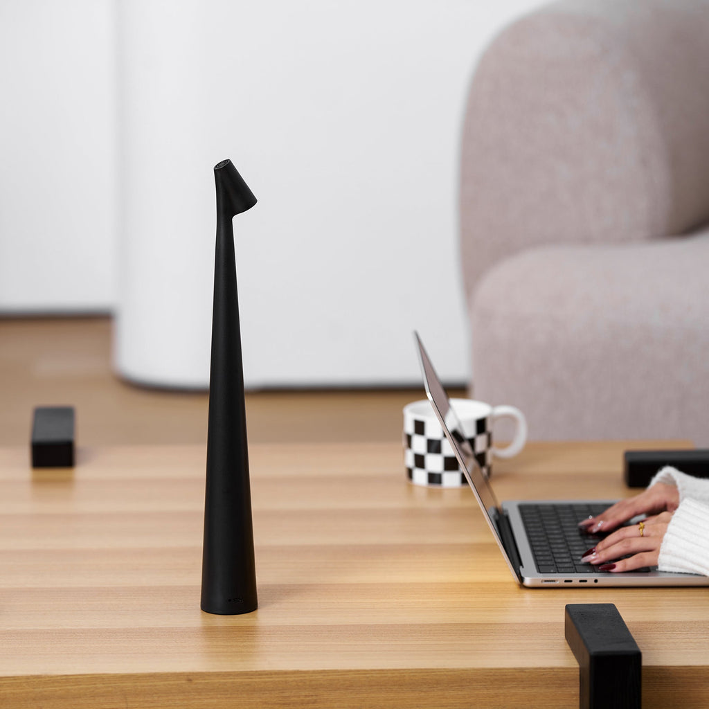 Africa Slim Cordless LED Rechargeable Table Lamp – Built-in Battery Portable Desk Light 1-Light