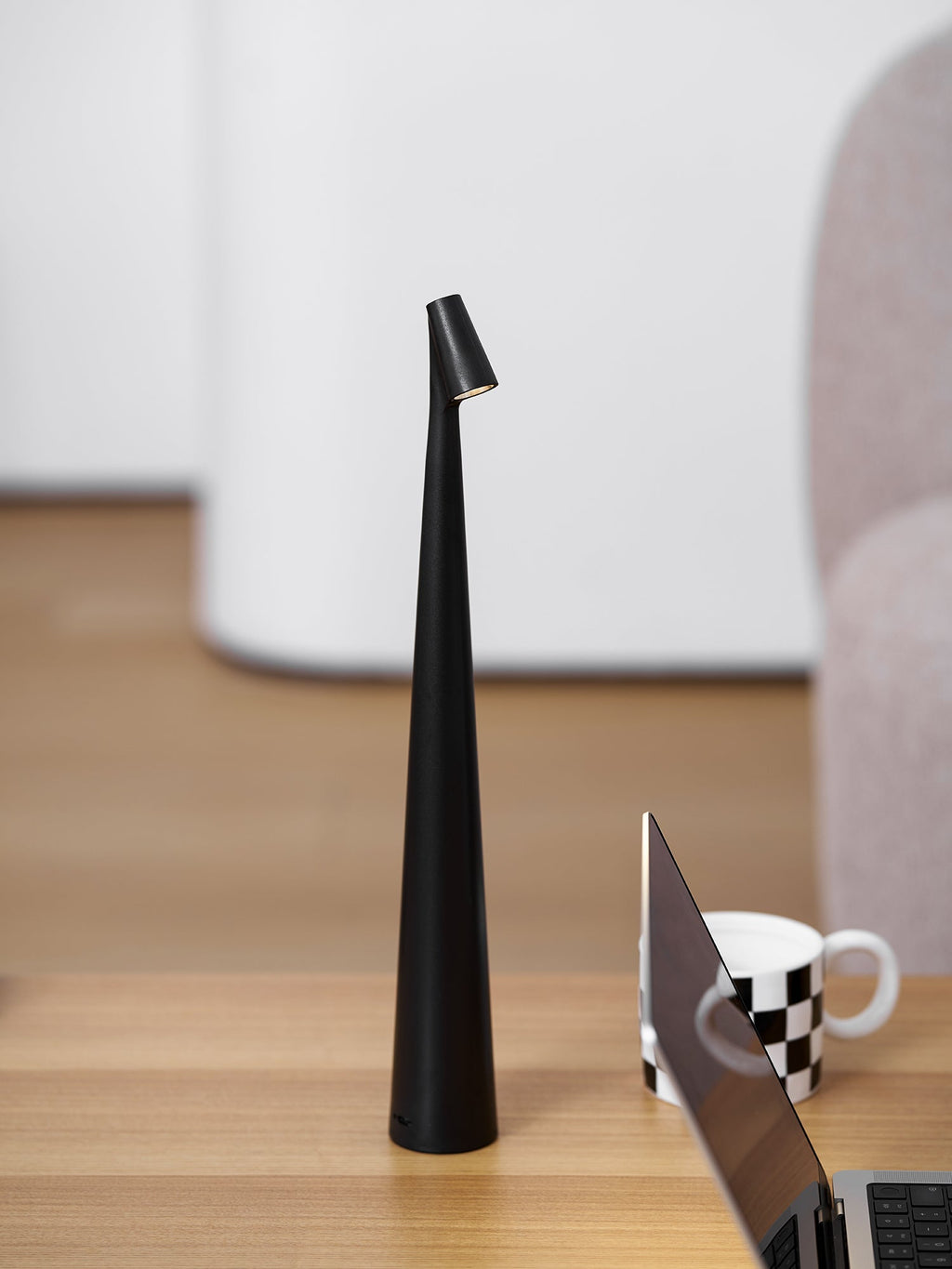 Africa Slim Cordless LED Rechargeable Table Lamp – Built-in Battery Portable Desk Light 1-Light