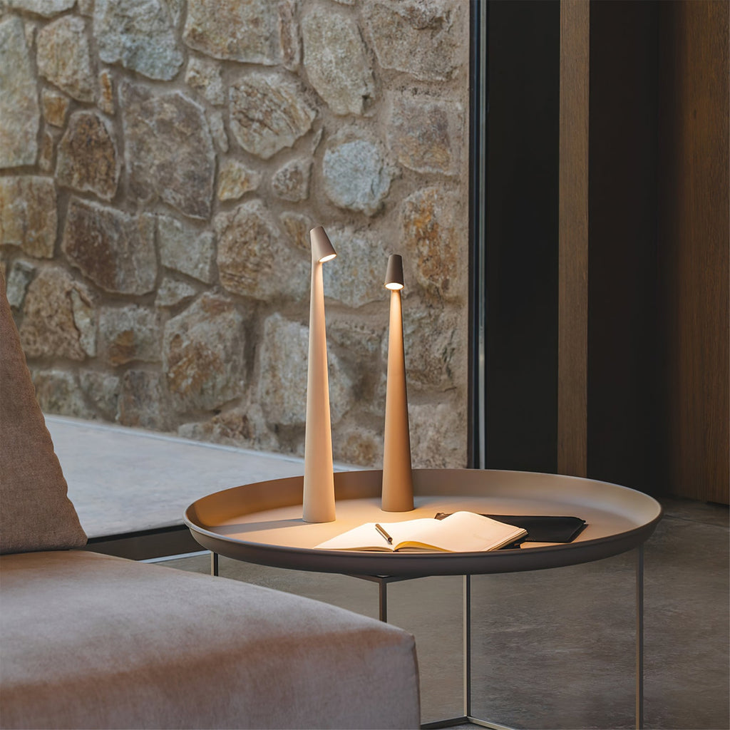 Africa Slim Cordless LED Rechargeable Table Lamp – Built-in Battery Portable Desk Light 1-Light