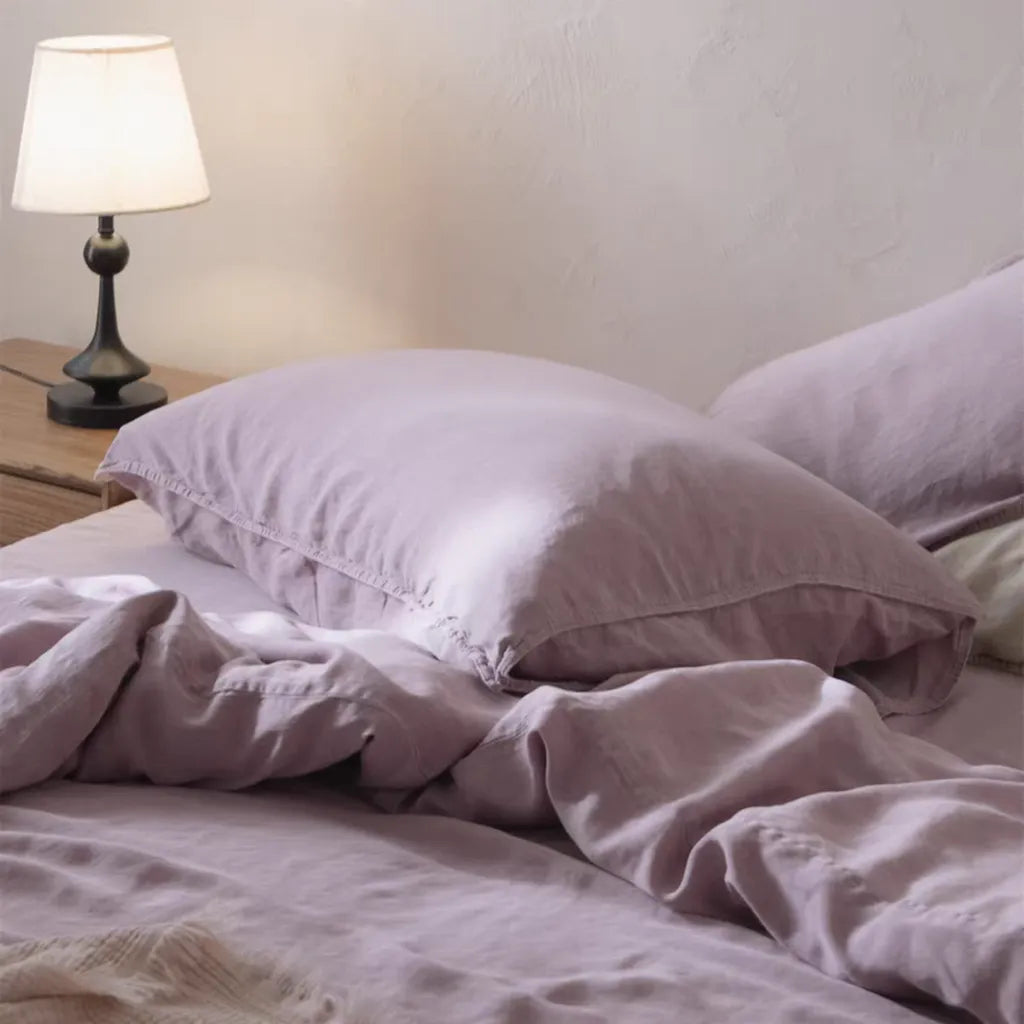 Airy Flange Duvet Cover Soft Cotton Bedroom Bedding Decor