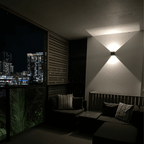 Outdoor Wall Light Rechargeable Wireless LED Sconce Waterproof Patio Garden Lighting