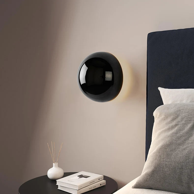 Bauhaus Glass Globe LED Wall Light 1-Light