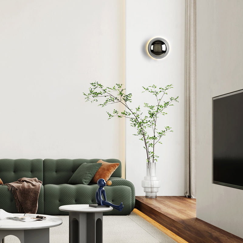 Bauhaus Glass Globe LED Wall Light 1-Light