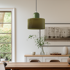 Bauhaus Glass Cylinder Pendant Light LED 1-Light