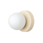 Nordic Glass Globe Wall Sconce LED 1-Light