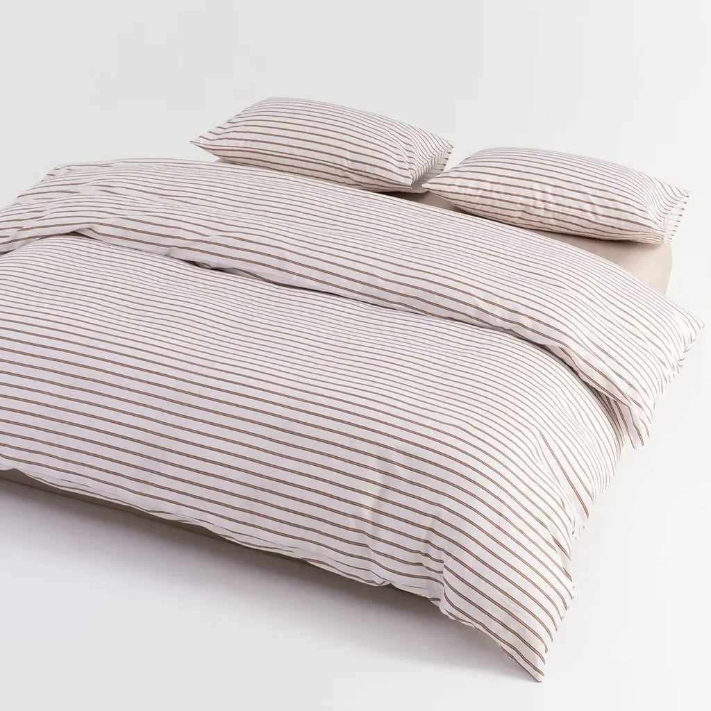 Bengal Stripe Duvet Cover Classic Cotton Bedding Bedroom