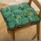 Boho Cotton Linen Geometric Floor Cushion