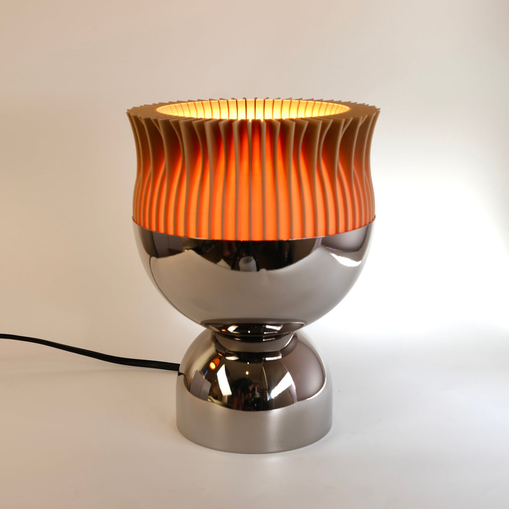 Flora Table Lamp Latte Beige Mushroom LED Bedside Light Glenbrookhome