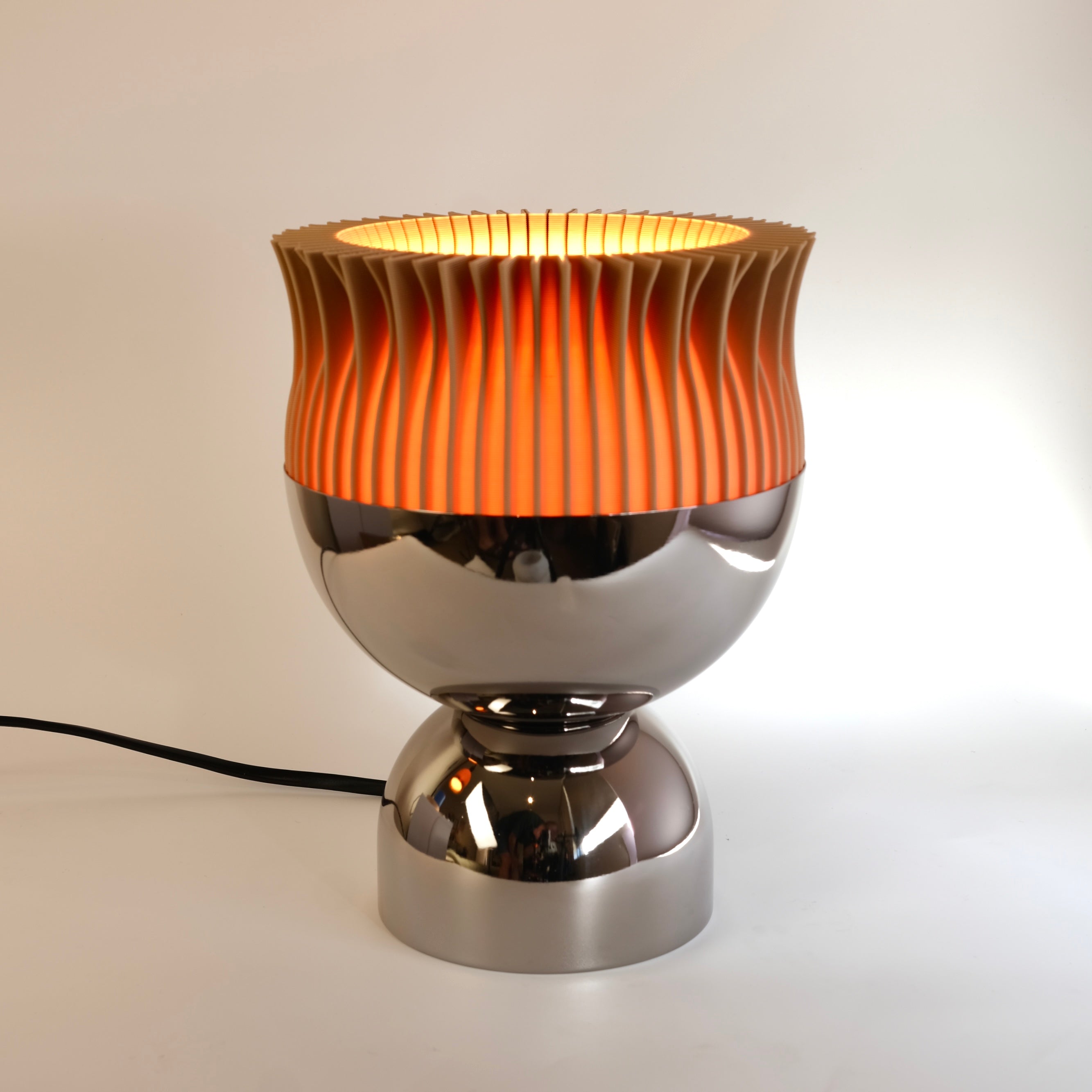 Flora Table Lamp Latte Beige Mushroom LED Bedside Light Glenbrookhome