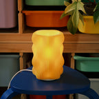 Bubble Table Lamp Lemon Yellow LED Mushroom Bedside Light Glenbrookhome