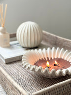 Globe Striped Decorative Ball Home Decor Accent
