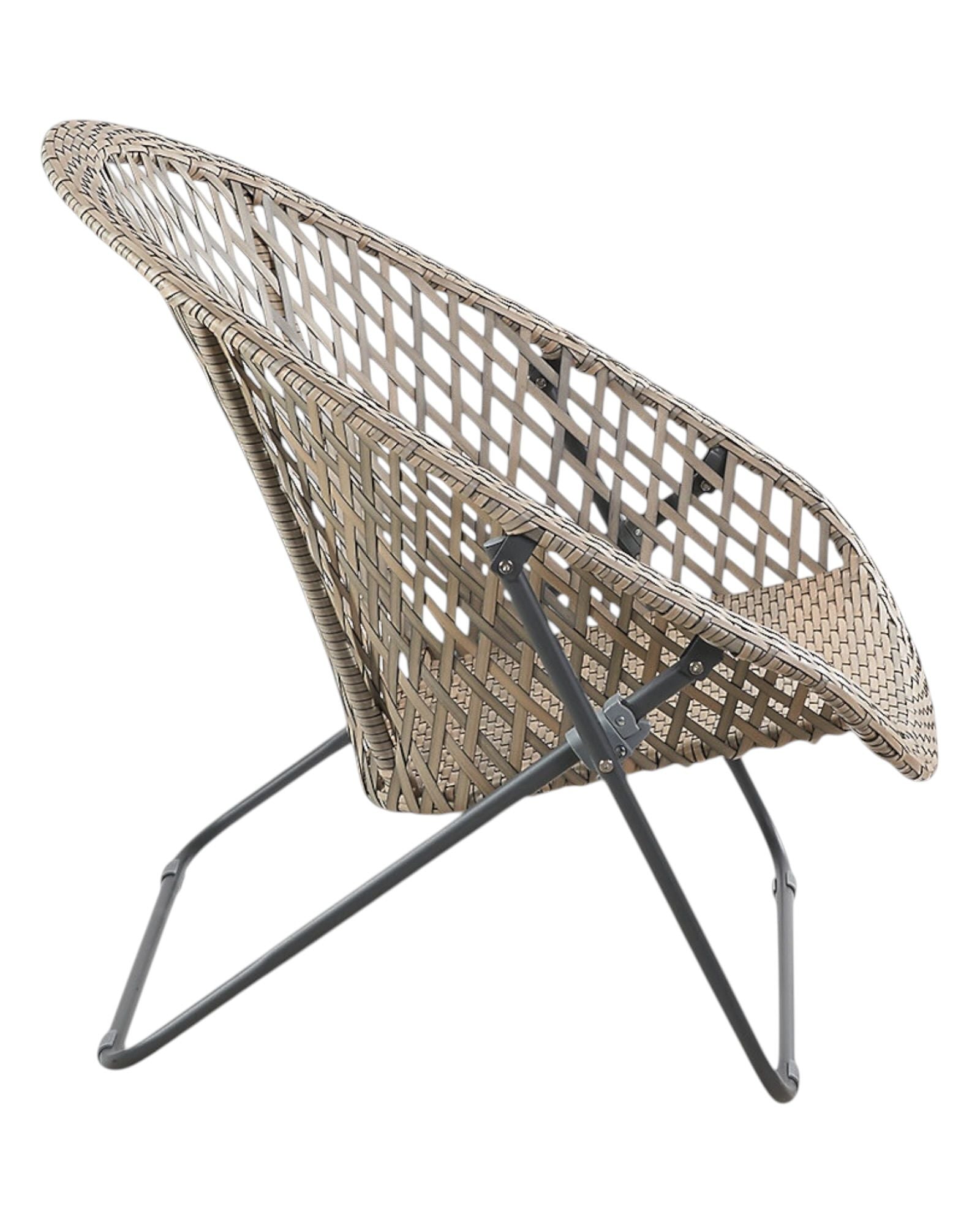 Rattan Snug Garden Furniture Chair Table Set Natural