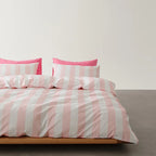 Cabana Stripe Duvet Cover Coastal Cotton Bedding Bedroom