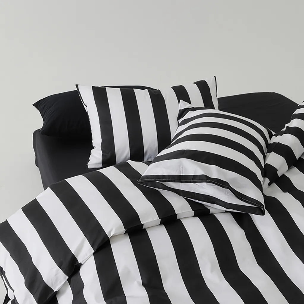 Cabana Stripe Duvet Cover Coastal Cotton Bedding Bedroom