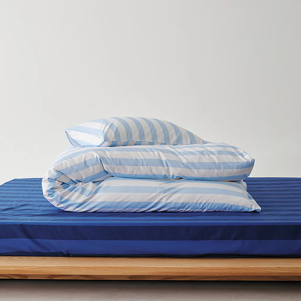 Cabana Stripe Duvet Cover Coastal Cotton Bedding Bedroom