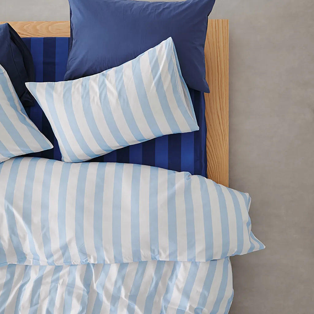Cabana Stripe Duvet Cover Coastal Cotton Bedding Bedroom