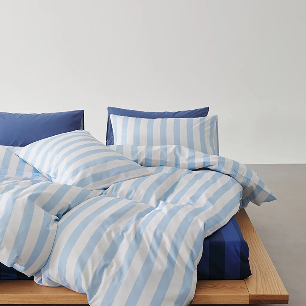 Cabana Stripe Duvet Cover Coastal Cotton Bedding Bedroom