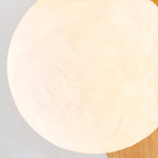 Nordic Wood Globe Wall Sconce LED 1-Light
