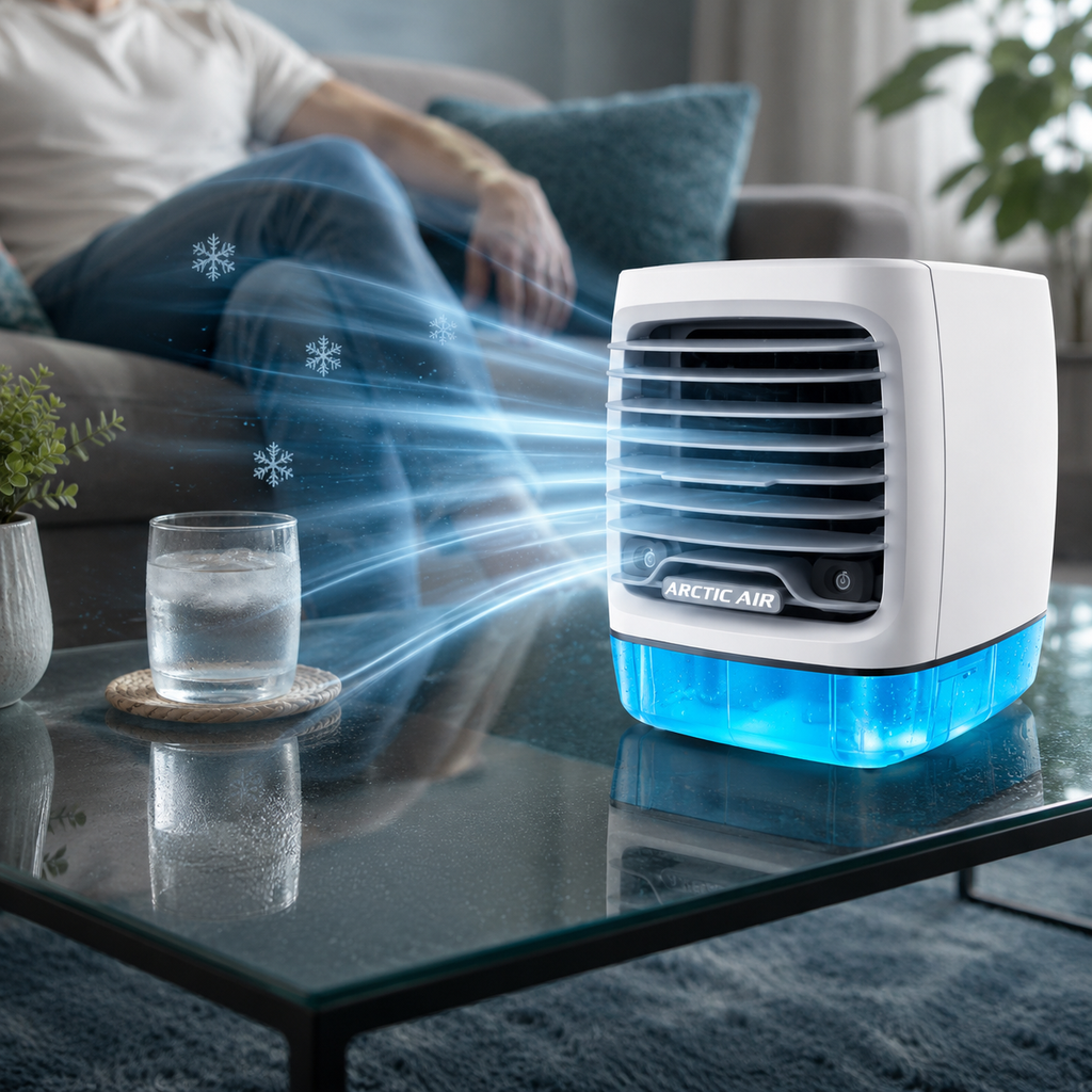 ChillZone Evaporative Air Cooler 4 Speed Portable Indoor