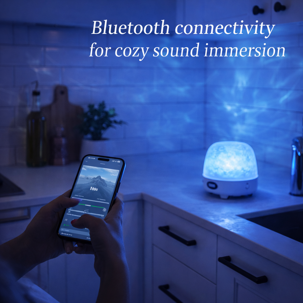 Bluetooth Speaker Lamp – LED Ambient Mood Light | Rechargeable Bedside Table Lamp