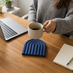 Silicone Coasters Set Multicolor Heat Resistant Non-Slip Drink Coasters for Table