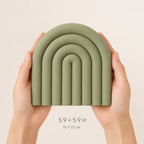 Silicone Coasters Set Multicolor Heat Resistant Non-Slip Drink Coasters for Table