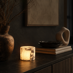 Marble Touch Night Light USB Rechargeable Dimmable LED Bedside Lamp