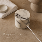 Marble Touch Night Light USB Rechargeable Dimmable LED Bedside Lamp
